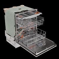 Полностью встраиваемая посудомоечная машина, 60 см