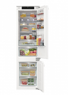 Встраиваемый двухкамерный холодильник, 193.2 х 54 х 54.5 см