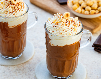 Рецепт горячего шоколада с фундуком