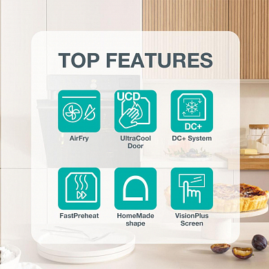 Компактный духовой шкаф с функцией СВЧ