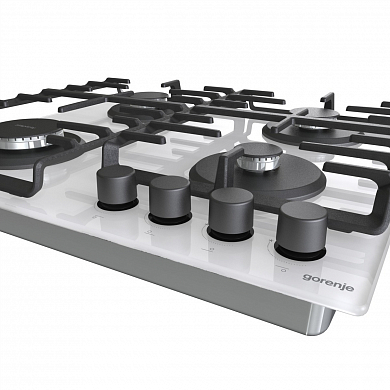 Газовая варочная панель на закаленном стекле