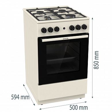 Газовая плита, 50 см
