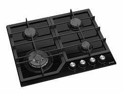Газовая варочная панель на закаленном стекле