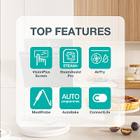 G800  Мультифункциональный духовой шкаф, 60&nbsp;x&nbsp;60 см