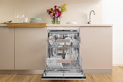 Полностью встраиваемая посудомоечная машина, 60 см