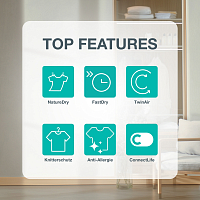 Конденсационная сушильная машина с тепловым насосом