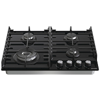 Газовая варочная панель на закаленном стекле