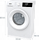 Отдельностоящая стиральная машина, 8 кг