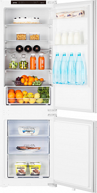 Встраиваемый двухкамерный холодильник