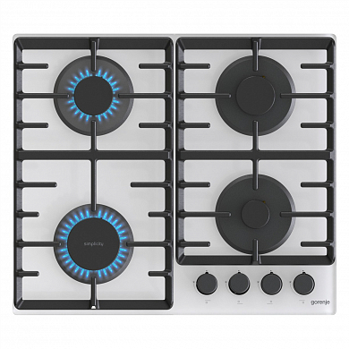 Газовая варочная панель на закаленном стекле